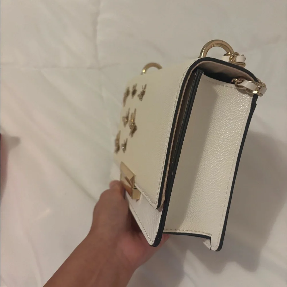 Aldo White Butterfly Accent Women’s Crossbody Bag